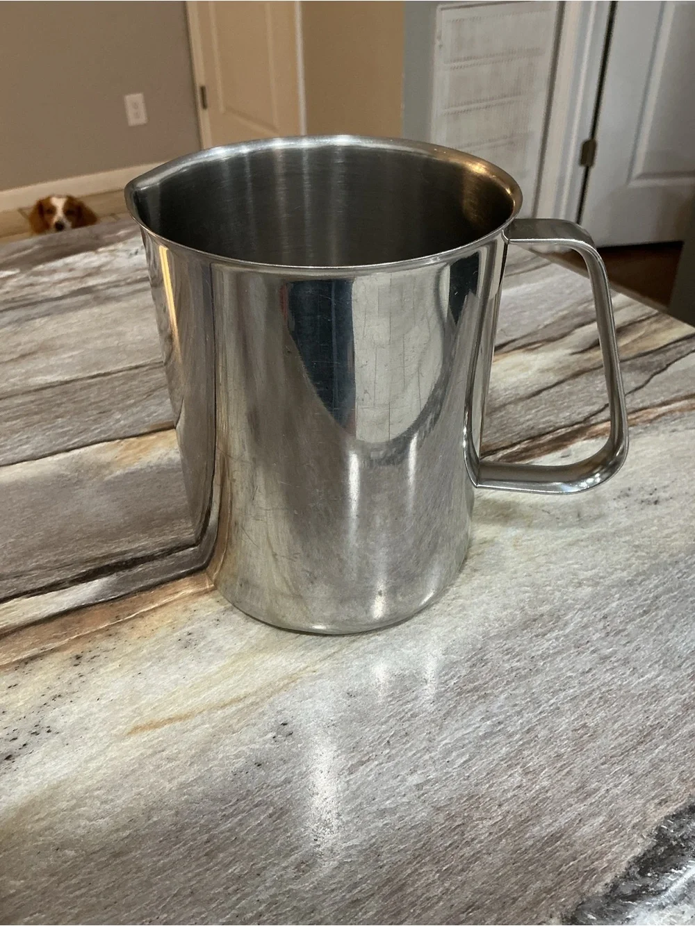 Vintage Vollrath 2 Qt Stainless Steel Restaurant Pitcher Heavy Duty Commercial